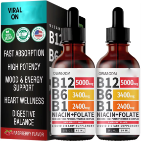 Vitamin B12 Drops Supplier - OEM 5000mcg Sublingual Liquid B-Complex