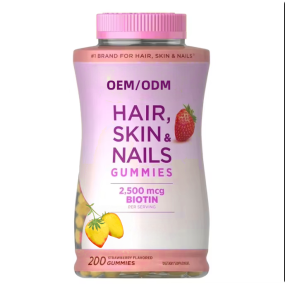 Hair Skin Nails Gummies Factory - OEM Biotin Vitamins Women Supplement