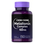 Melatonin Tablets Supplier - OEM 5mg Chewable Sleep Supplement 60pcs