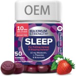 Melatonin Capsules Factory - OEM 5mg Halal Sleep Aid Supplement