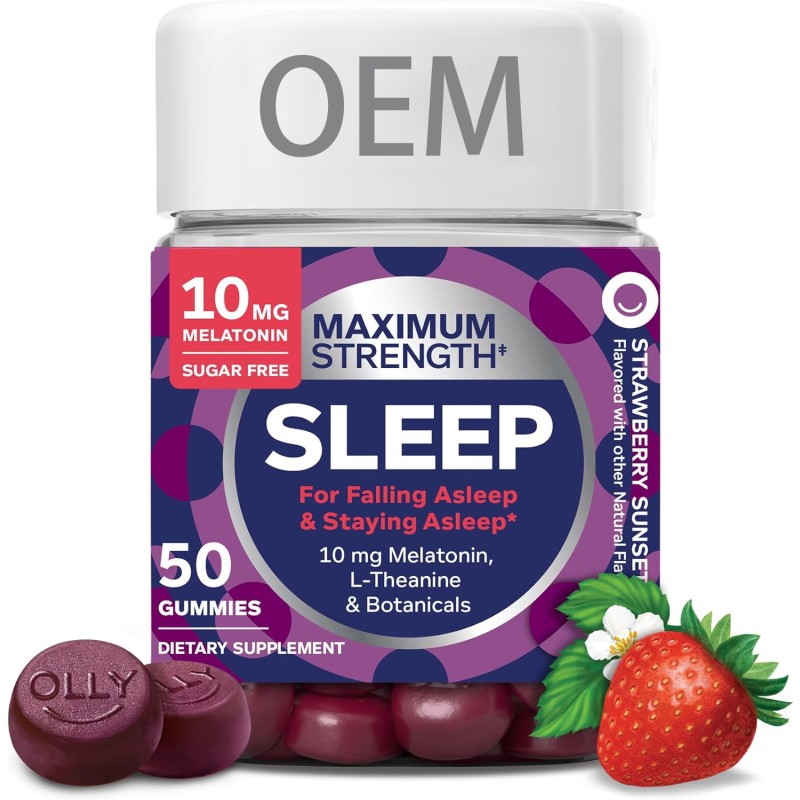 Melatonin Capsules Factory - OEM 5mg Halal Sleep Aid Supplement