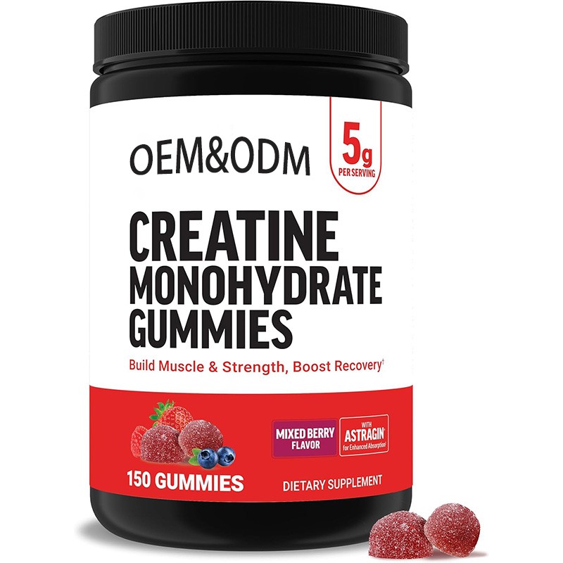 Creatine Gummies Manufacturer - OEM Sugar Free 5000mg Muscle Strength