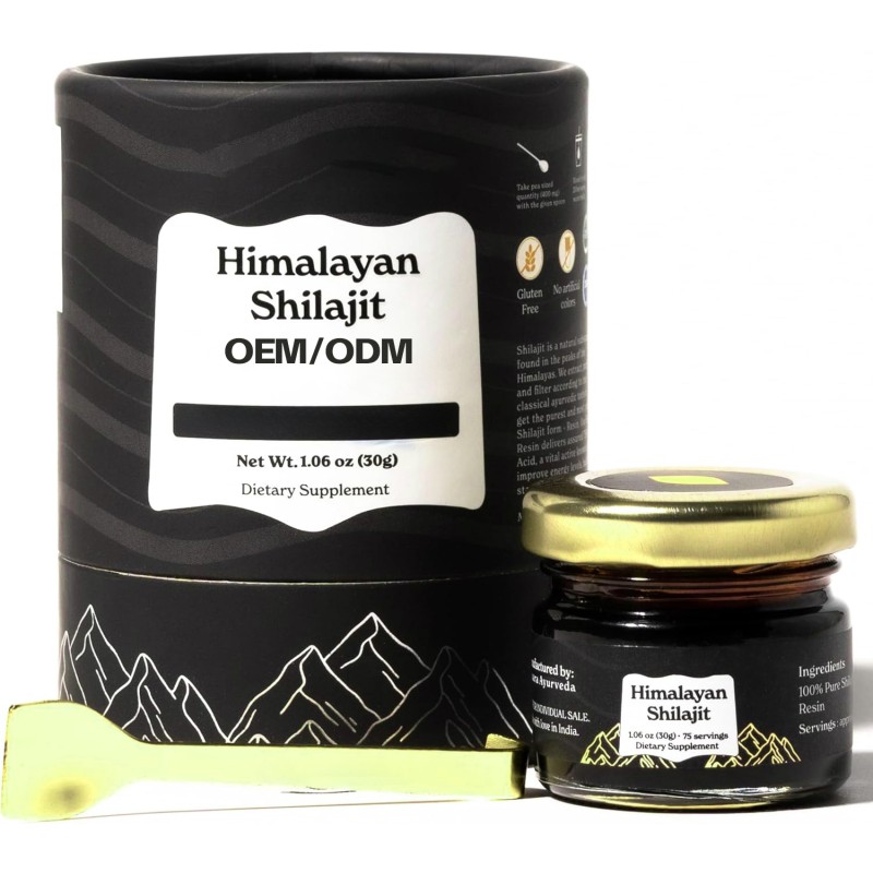 Shilajit Resin Manufacturer - OEM 40% Fulvic Acid Natural Pure