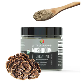 Qinshantang Private Label Turkey Tail Mushroom Extract Powder Turkey Tail Mushroom Powder Turkey Tail Mushroom Extract