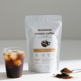 Qinshantang Organic Protein Coffee Powder Protein Keto Instant Weight Loss Sugar Free Protein Coffee Powder