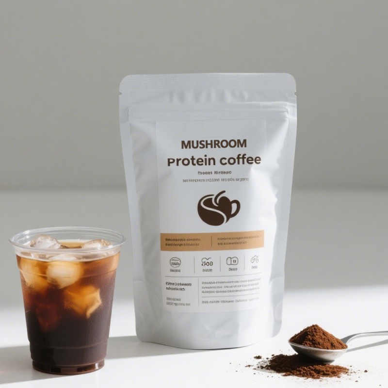 Qinshantang Organic Protein Coffee Powder Protein Keto Instant Weight Loss Sugar Free Protein Coffee Powder