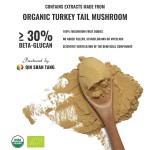Qinshantang Private Label Turkey Tail Mushroom Extract Powder Turkey Tail Mushroom Powder Turkey Tail Mushroom Extract