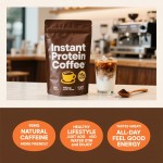 Private Label OEM Bulk  20g Protein Organic Lion's Mane Mushroom Protein Coffee Powder for Focus
