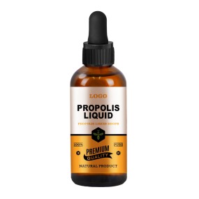 AMULYN High Quality 30ml Food Grade Propolis Liquid Drops OEM Labeled Bottle Packaging