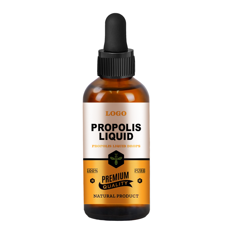 AMULYN High Quality 30ml Food Grade Propolis Liquid Drops OEM Labeled Bottle Packaging