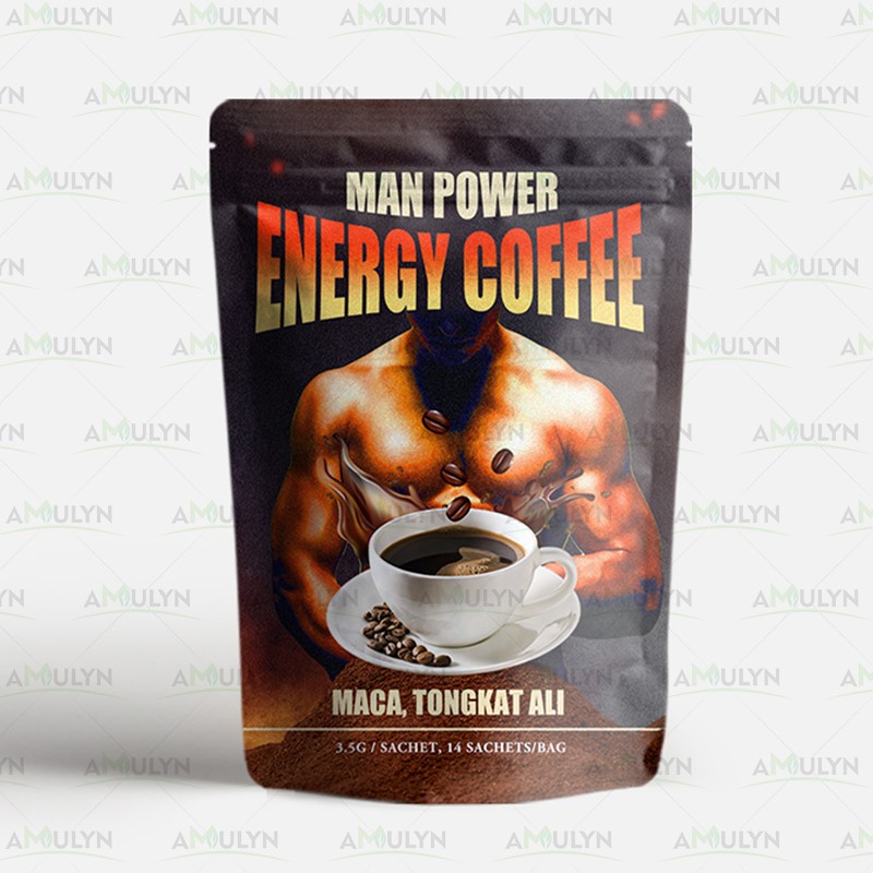AMULYN Bitter Taste Man Power Energy Coffee in Bag Packaging