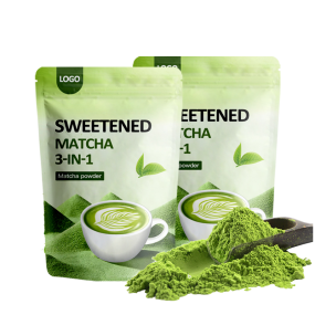 AMULYN Private Label 3 In1 Matcha Latte Wholesale Price Sweet Matcha Organic Pure Matcha Powder for Latte