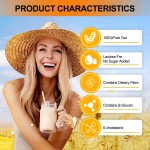AMULYN Organic Food Grade Oat Flour Powder Factory Supply Enzymatic Hydrolysis HPLC Tested MOQ 1kg for Oat Milk Production