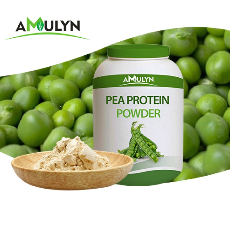 100% Organic Hydrolyzed Pea Protein Peptides Food Grade Organic Pea Protein Peptide Concentrate Powder