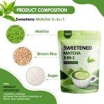 AMULYN Private Label 3 In1 Matcha Latte Wholesale Price Sweet Matcha Organic Pure Matcha Powder for Latte