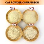 AMULYN Organic Food Grade Oat Flour Powder Factory Supply Enzymatic Hydrolysis HPLC Tested MOQ 1kg for Oat Milk Production