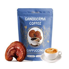 AMULYN OEM Private Label Ganoderma Coffee Powder Instant Slimming Mushroom Extract with Bitter Taste