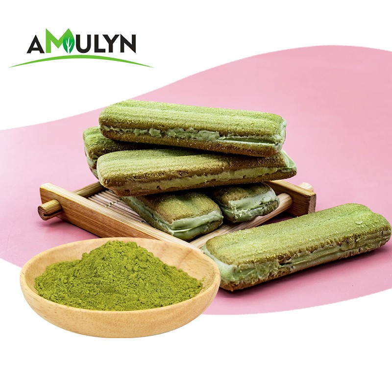 AMULYN Roasted Matcha Powder High Quality Special Matcha Herbal Extract Food Grade Vitamin Supplement Supplied Bottle Drum