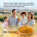 AMULYN Natural Rape Bee Pollen Powder Pure Pollen Powder