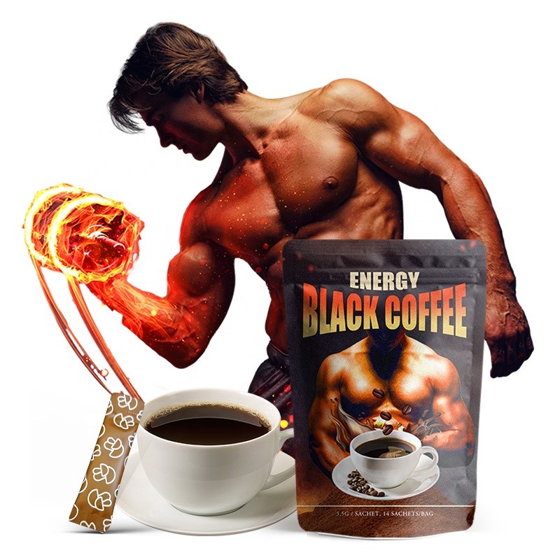 AMULYN Tongkat Ali Maca Reishi Blended Mushroom Coffee for Men Bitter Taste in Bag Packaging