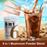 AMULYN 6 in 1 Mushroom Extract Blend Powder