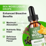 Sea Moss Drops Supplier - OEM Black Seed Oil Vitamins Antioxidants