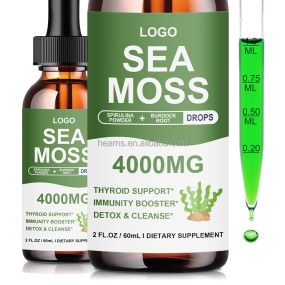 Sea Moss Drops Supplier - OEM Black Seed Oil Vitamins Antioxidants
