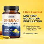 Omega 3 Softgels Factory - OEM 1000mg DHA EPA Teenagers