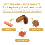 Omega 3 Fish Oil Softgels Manufacturer - OEM Salmon Oil Pet Skin Coat