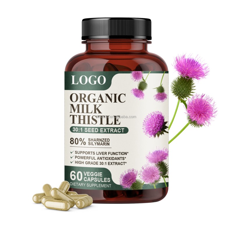 Milk Thistle Capsules Supplier - OEM Herbal Cholesterol Liver Detox