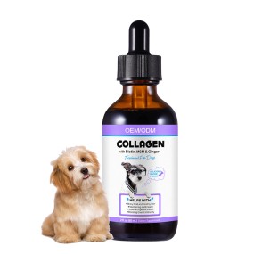 Bovine Collagen Drops Factory - OEM Oral Liquid Skin Coat Itch