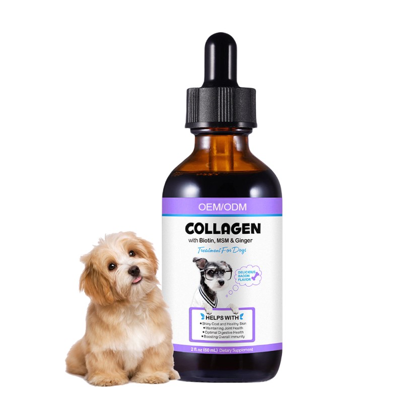 Bovine Collagen Drops Factory - OEM Oral Liquid Skin Coat Itch