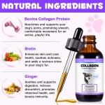 Bovine Collagen Drops Factory - OEM Oral Liquid Skin Coat Itch