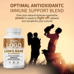 Lion's Mane Capsules Factory - OEM Nootropics Brain Memory Safe