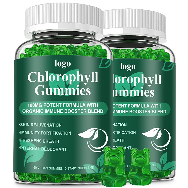 Chlorophyll Gummies Factory - OEM Sugar Free Detox Immune
