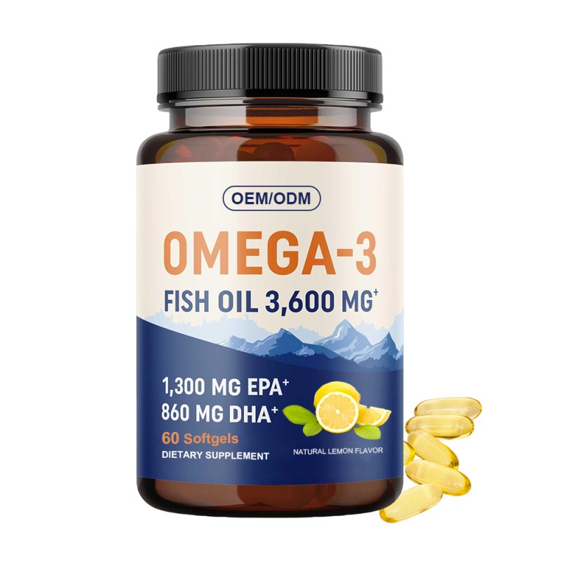 Omega 3 Softgels Factory - OEM 1000mg DHA EPA Teenagers