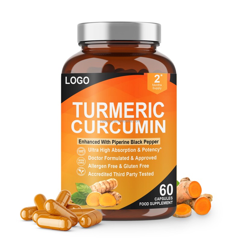 Turmeric Capsules Manufacturer - OEM Curcumin Ginger Immune Skin