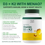 Vitamin D3 K2 Softgels Supplier - OEM High Potency Joint Support