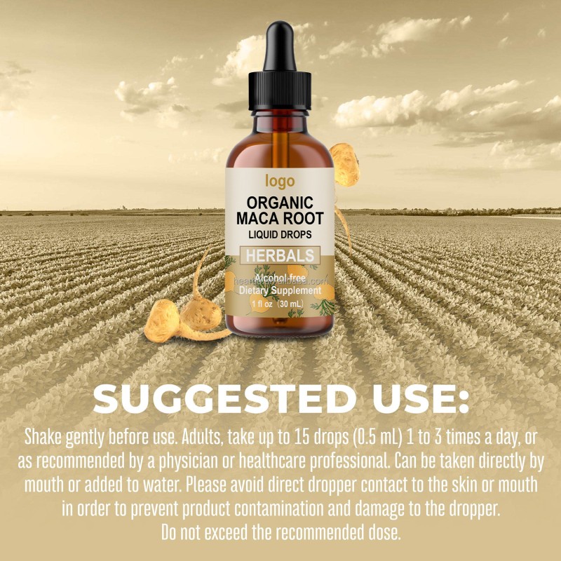 Maca Root Drops Manufacturer - OEM Herbal Mood Support Supplement