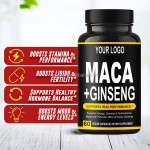 Maca Ginseng Capsules Supplier - OEM Ashwagandha Male Enhancement Energy