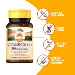 Vitamin D3 K2 Softgels Supplier - OEM Organic Minerals Heart Immune