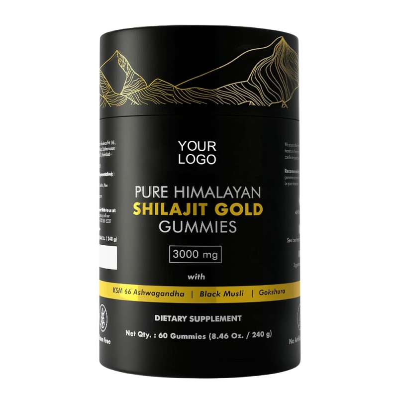 Shilajit Gummies Supplier - OEM Organic Gold Fudge Adult