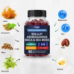 Shilajit Gummies Manufacturer - OEM 8 in 1 Sea Moss Vitamins