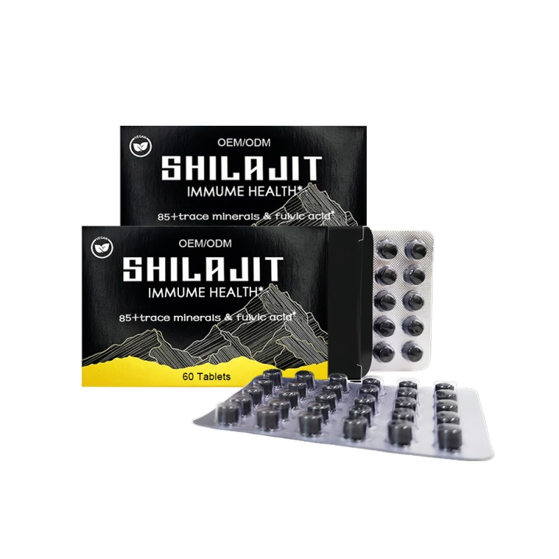 Shilajit Tablets Supplier - OEM Himalayan Extract Mineral Vitamins