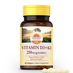 Vitamin D3 K2 Softgels Supplier - OEM Organic Minerals Heart Immune