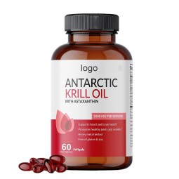 Krill Oil Softgels Factory - OEM Omega 3 DHA EPA Antarctic
