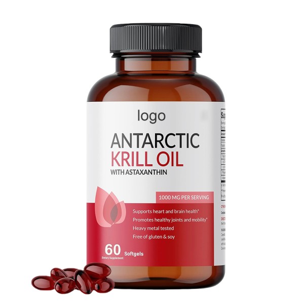 Krill Oil Softgels Factory - OEM Omega 3 DHA EPA Antarctic