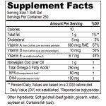 Cod Liver Oil Capsules Factory - OEM Vegan Fish Oil Heart Health