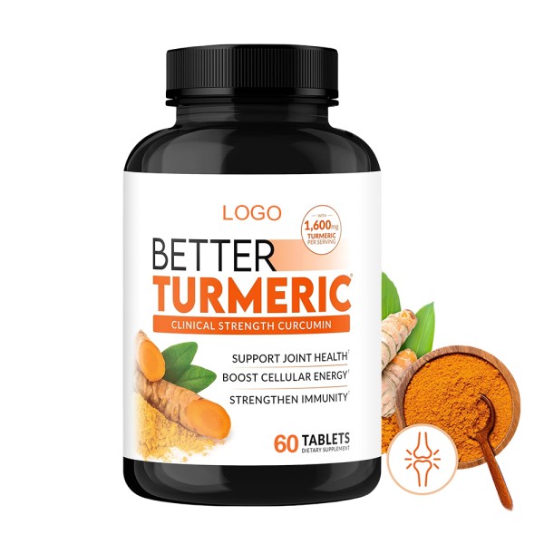 Turmeric Tablets Manufacturer - OEM Curcumin Ginger Immune Skin