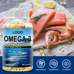Omega 3 Softgels Manufacturer - OEM 1000mg DHA EPA Vitamin E